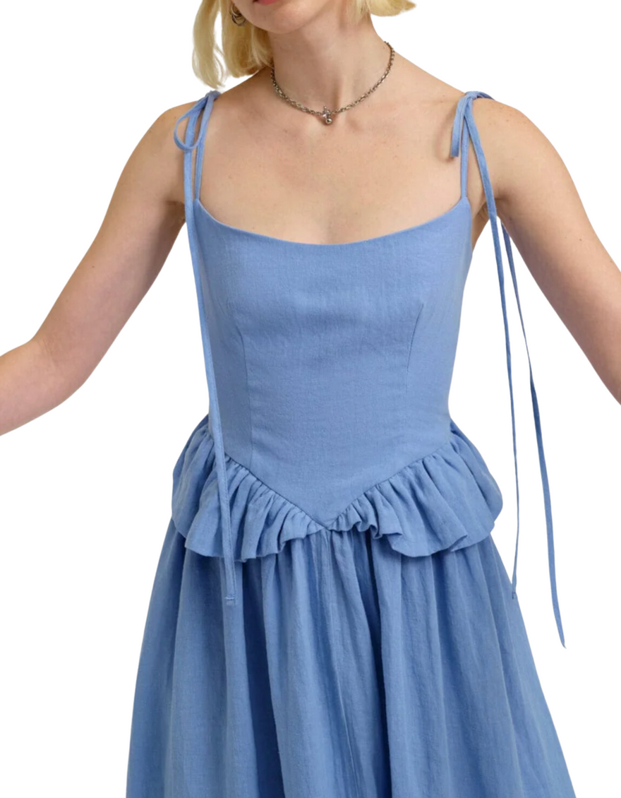 Tessa Dress in Blue