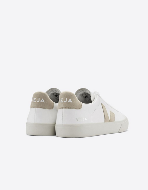 Campo Chromefree Leather Sneakers in Extra White Almond