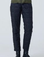 Tapered Down Pants in Black