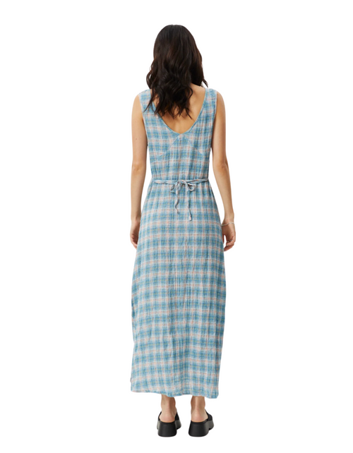 Position Maxi Dress in Lake Check