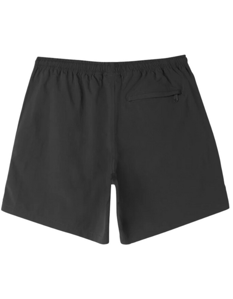 Easy Eyes Nylon Shorts in Black