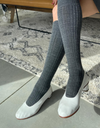 Schoolgirl Socks in Charcoal Melange