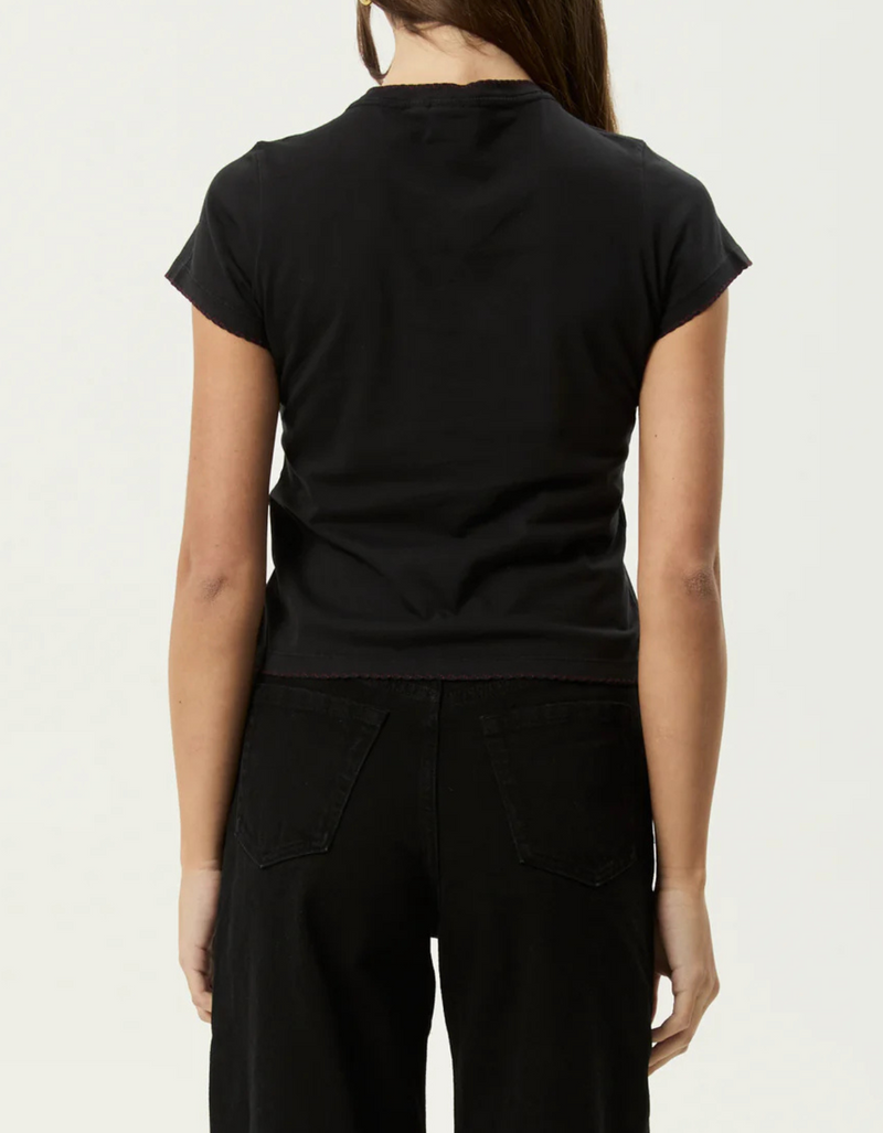 Walking Baby Tee in Stone Black