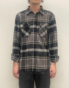 Bowery Flannel in Charcoal