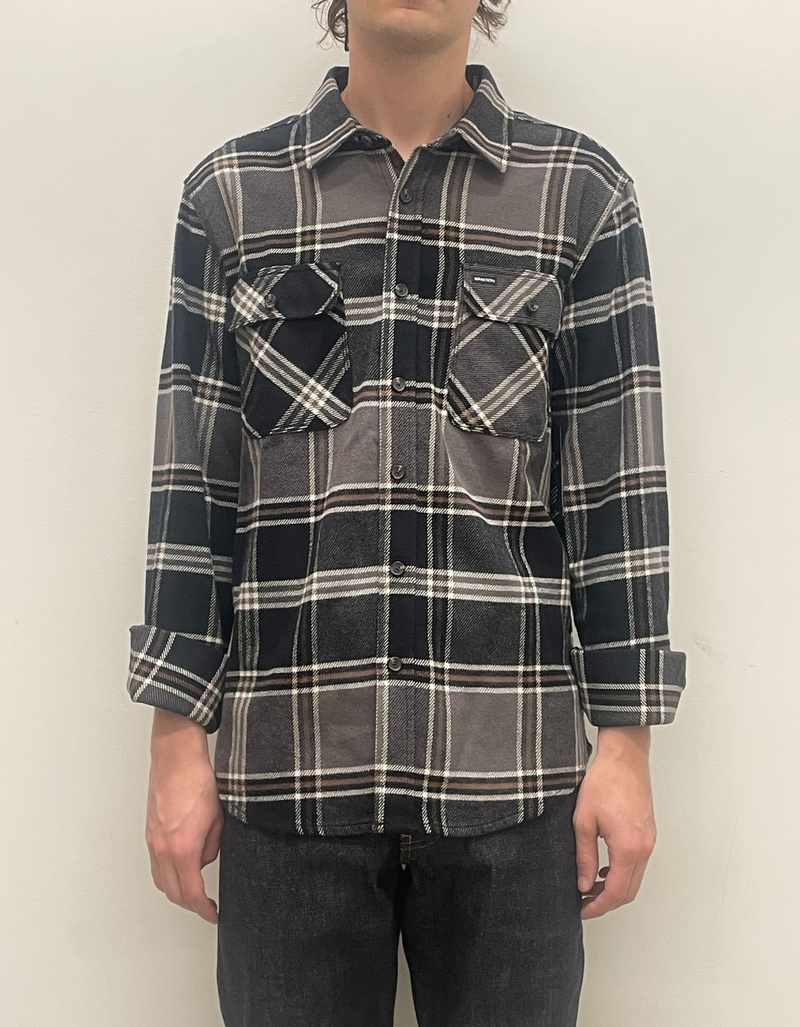 Bowery Flannel in Charcoal