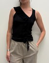 Vesra Knit Top in Black