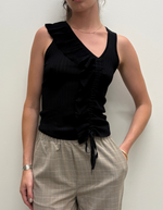 Vesra Knit Top in Black