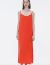 Canyon Midi Dress in Red