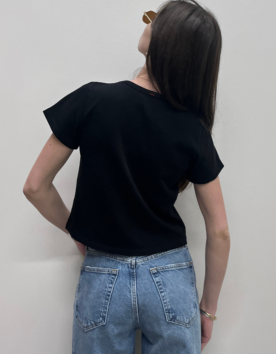 The Little Boy Tee in True Black