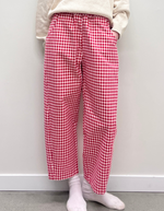 Arc Pants in Red Gingham