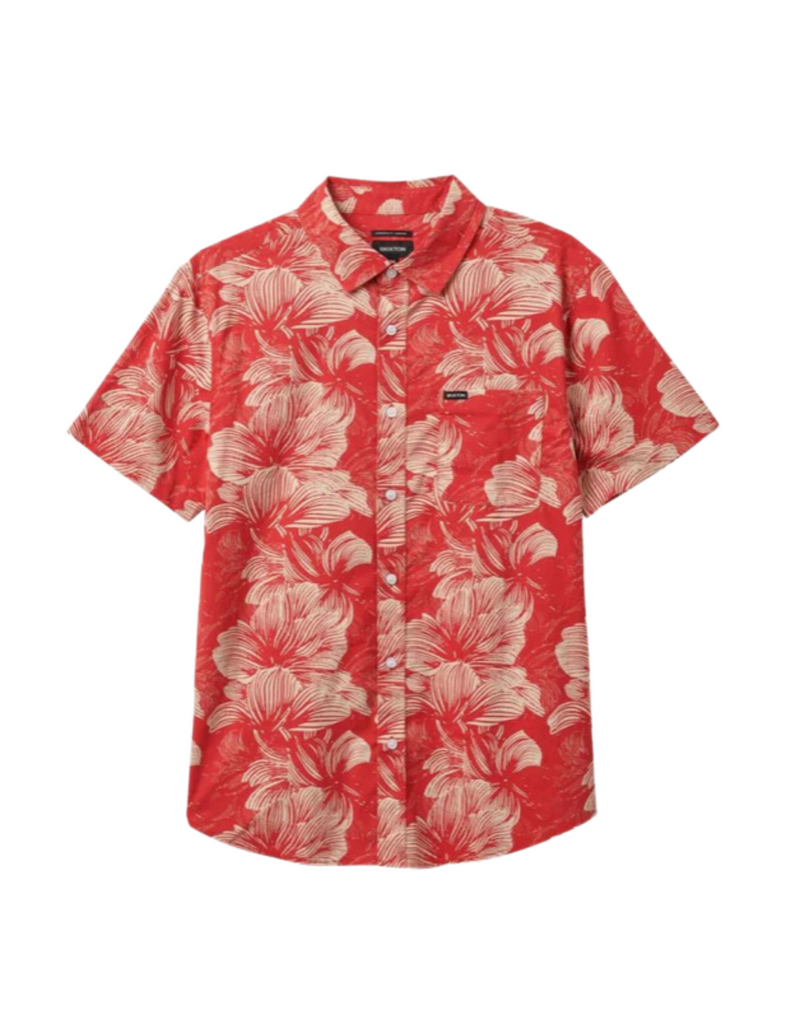 Charter Printed Shirt in Casa Red Oatmilk Floral