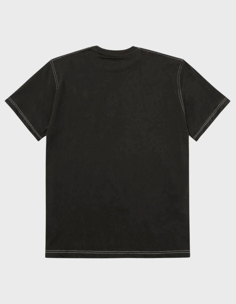 Top Stitch Tee in Black