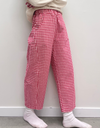 Arc Pants in Red Gingham