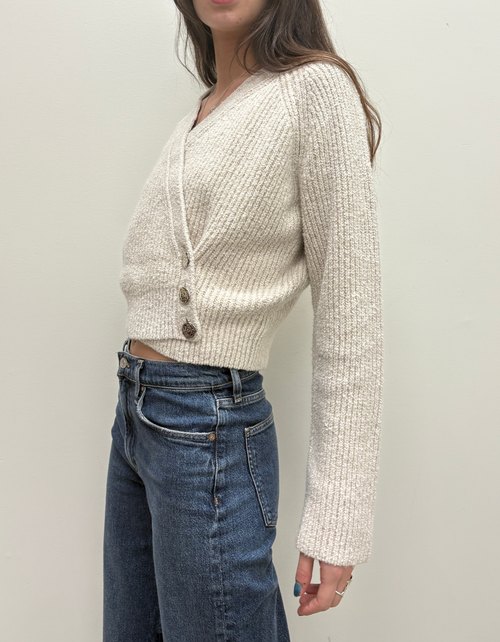 Gerda Knit Cardigan in Summer Sand