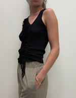 Vesra Knit Top in Black