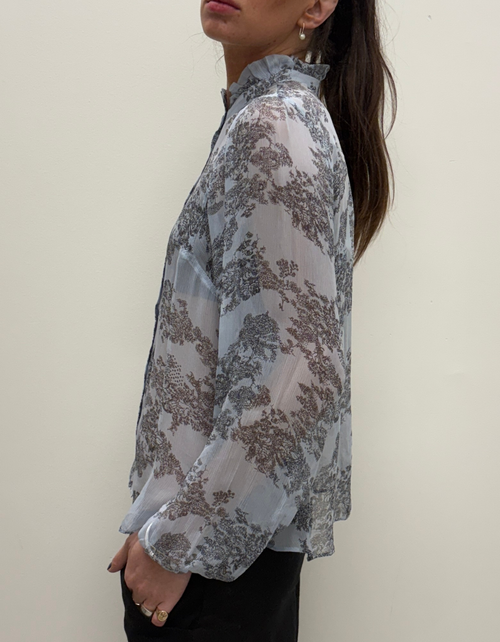 Maje Shirt in Cashmere Blue
