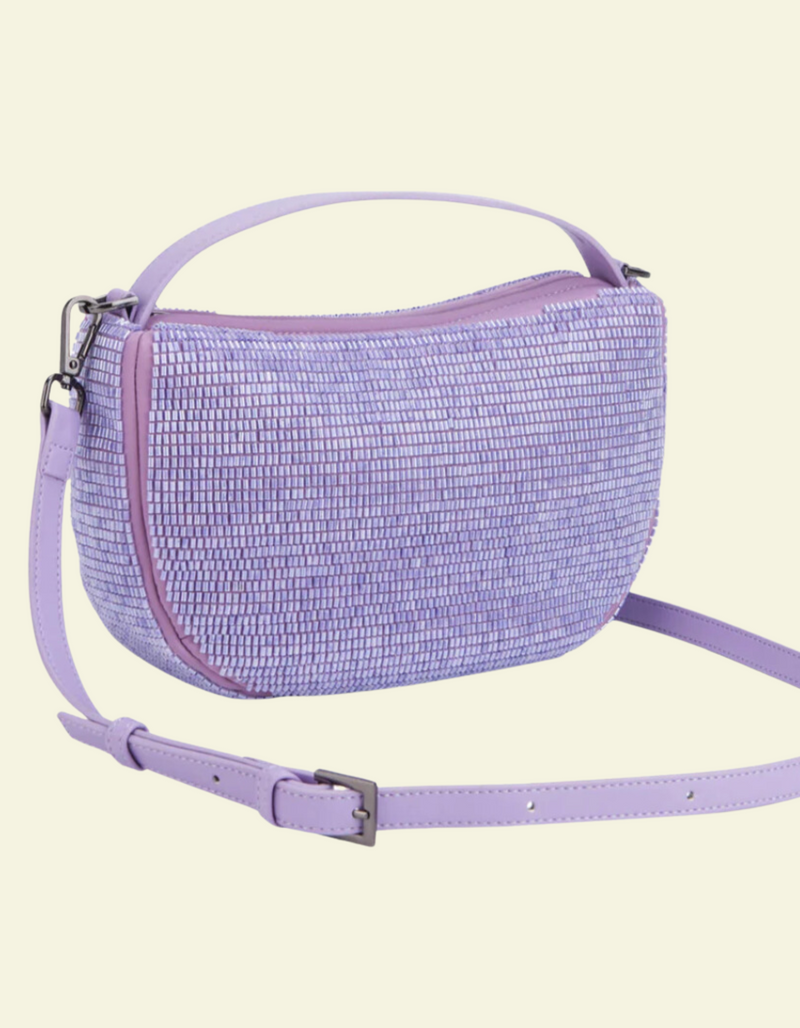 Tate Beaded Bag in Soft Lavender