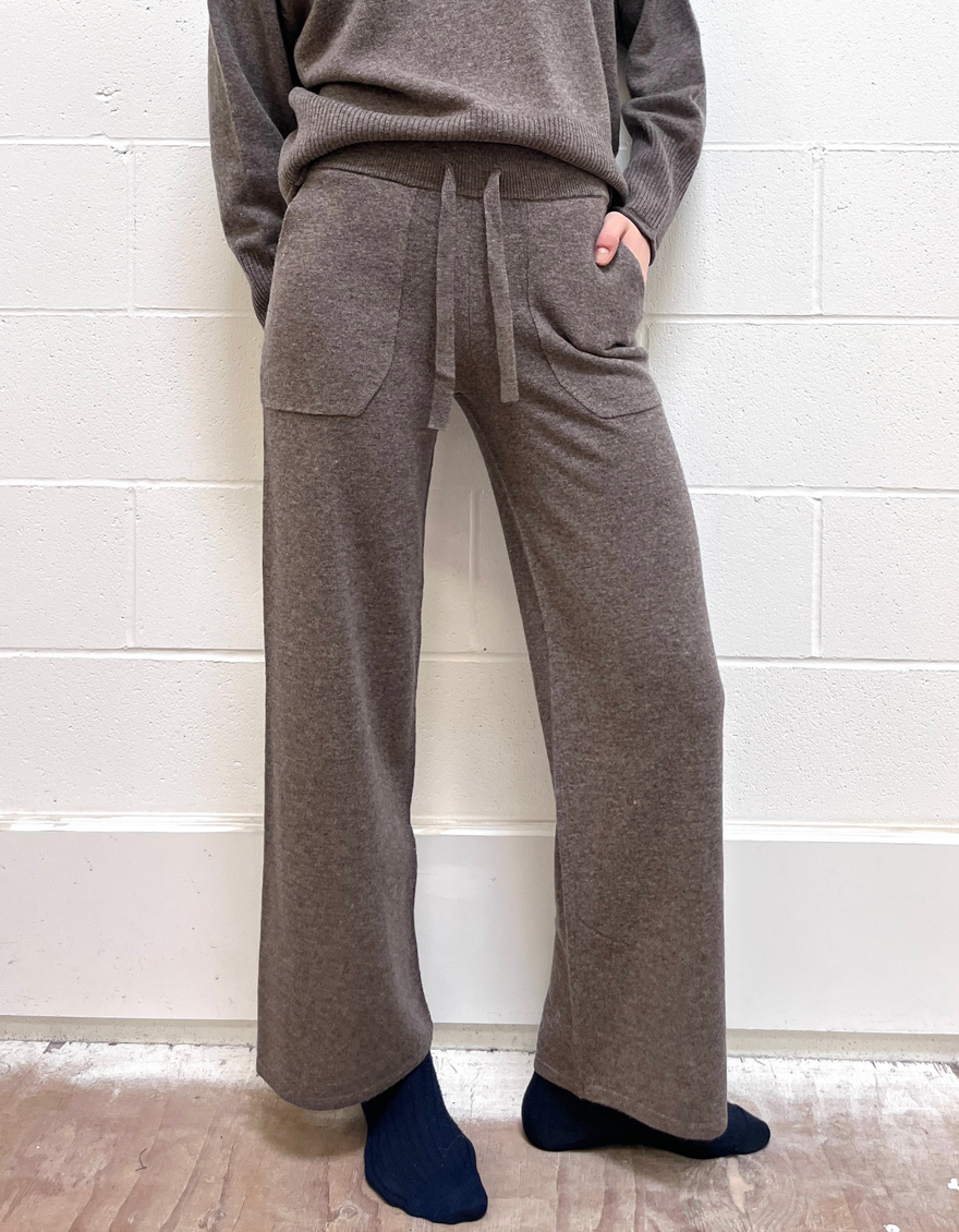 Lounge Knit Pant in Morel