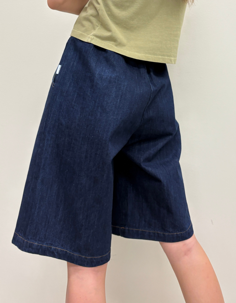 Liam Bermuda Shorts in Raw Denim
