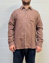 Organic Flannel Shirt in Cedar Brown