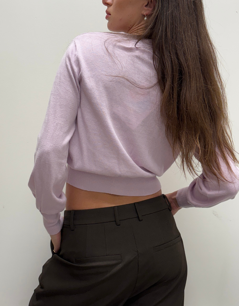 Jes Cardigan in Lychee