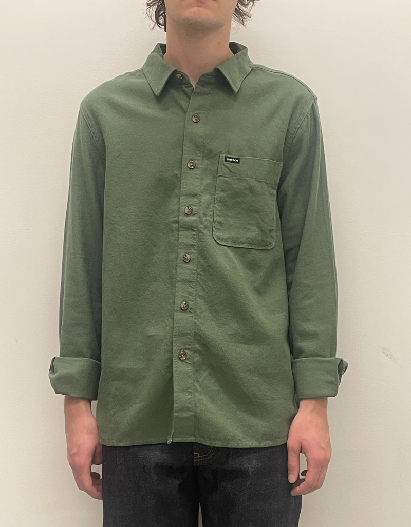 Hasting Flannel in Wild Green