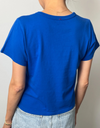 The Little Boy Tee in Cobalt