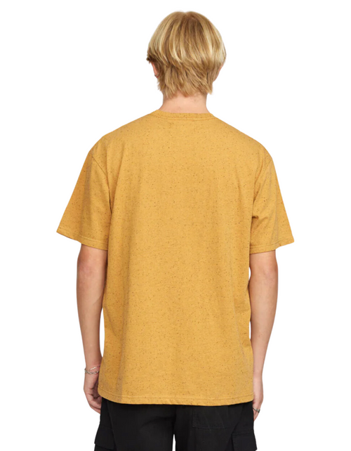 Regular Embroidered Tee in Yellow