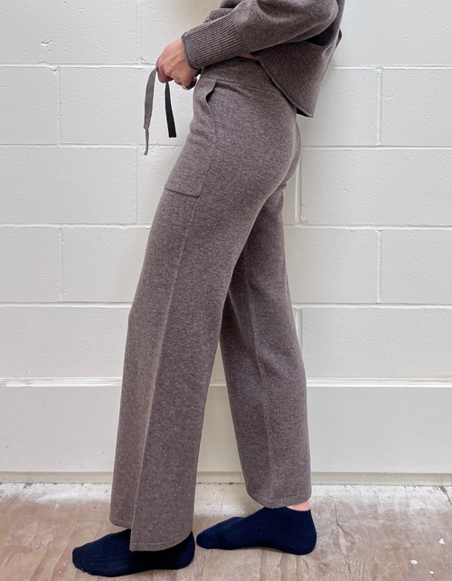 Lounge Knit Pant in Morel