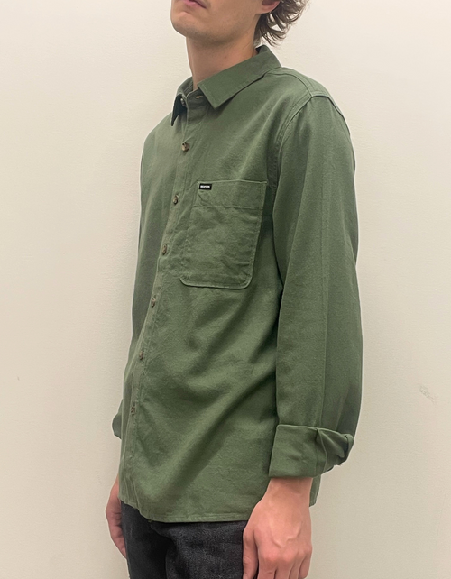 Hasting Flannel in Wild Green