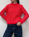 Saltarin Sweater in Red