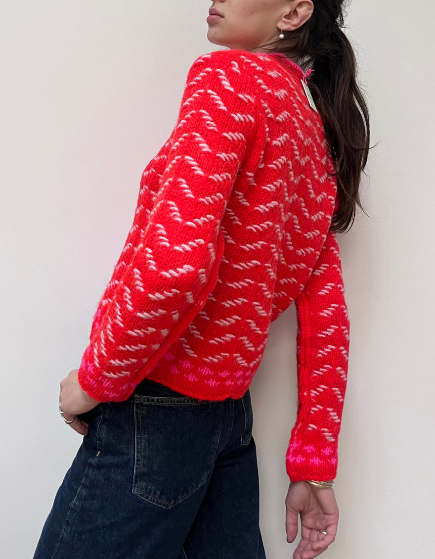 Saltarin Sweater in Red