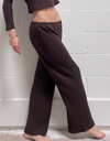 The Sweater Rib Simple Pant in Espresso