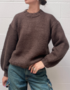 Neya Sweater in Hot Fudge