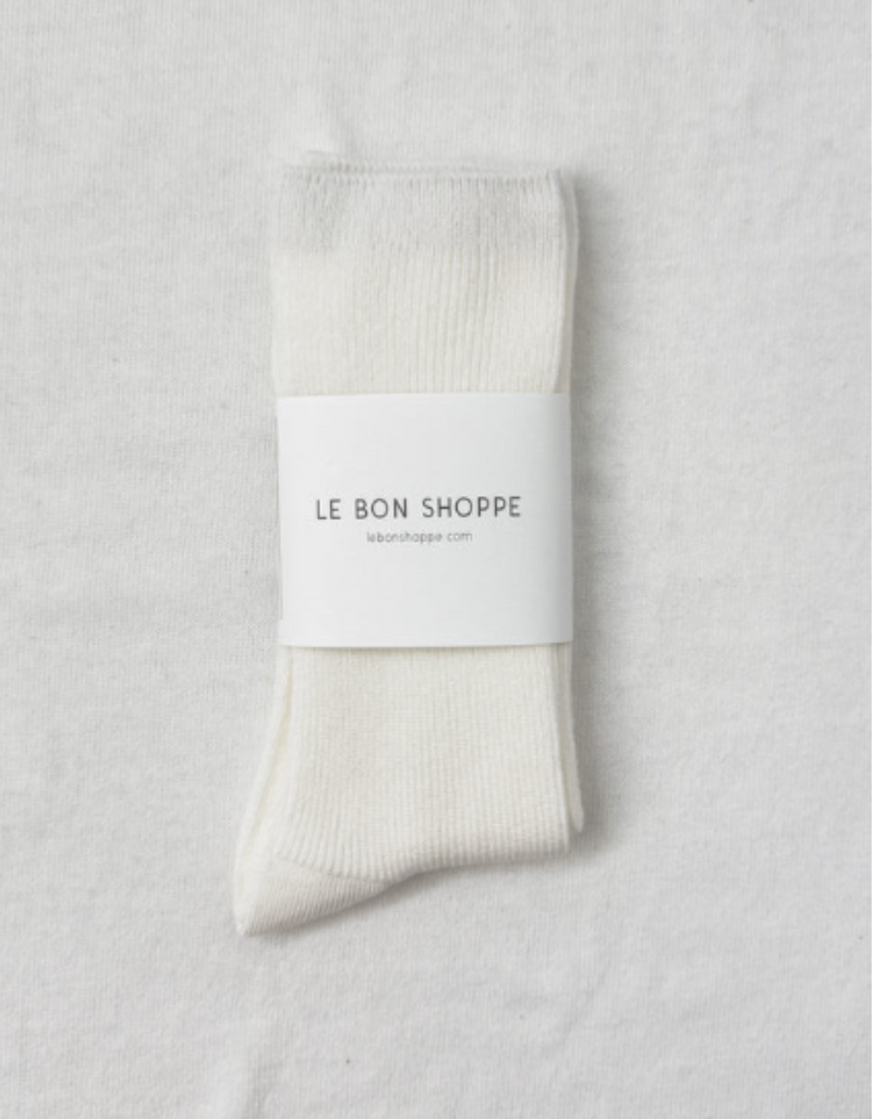 Trouser Socks in Classic White