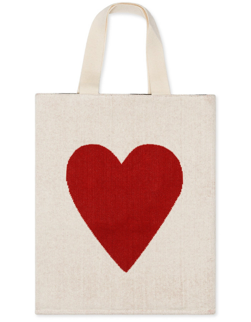 Love Tote Bag in Red