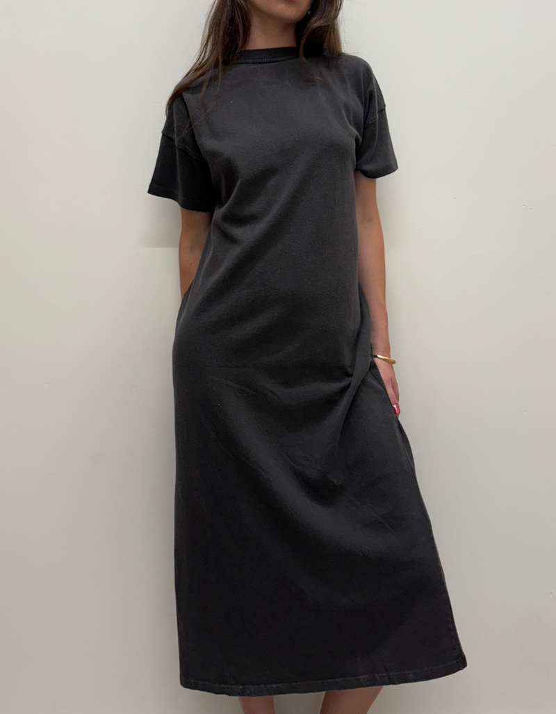 Her Dress in Almost Black