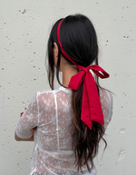 Helena Headband in Tango Taffeta