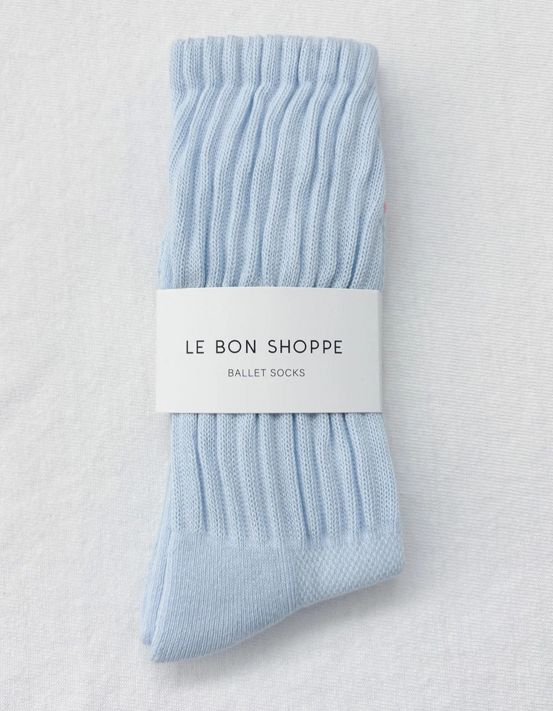 Ballet Socks in Baby Blue