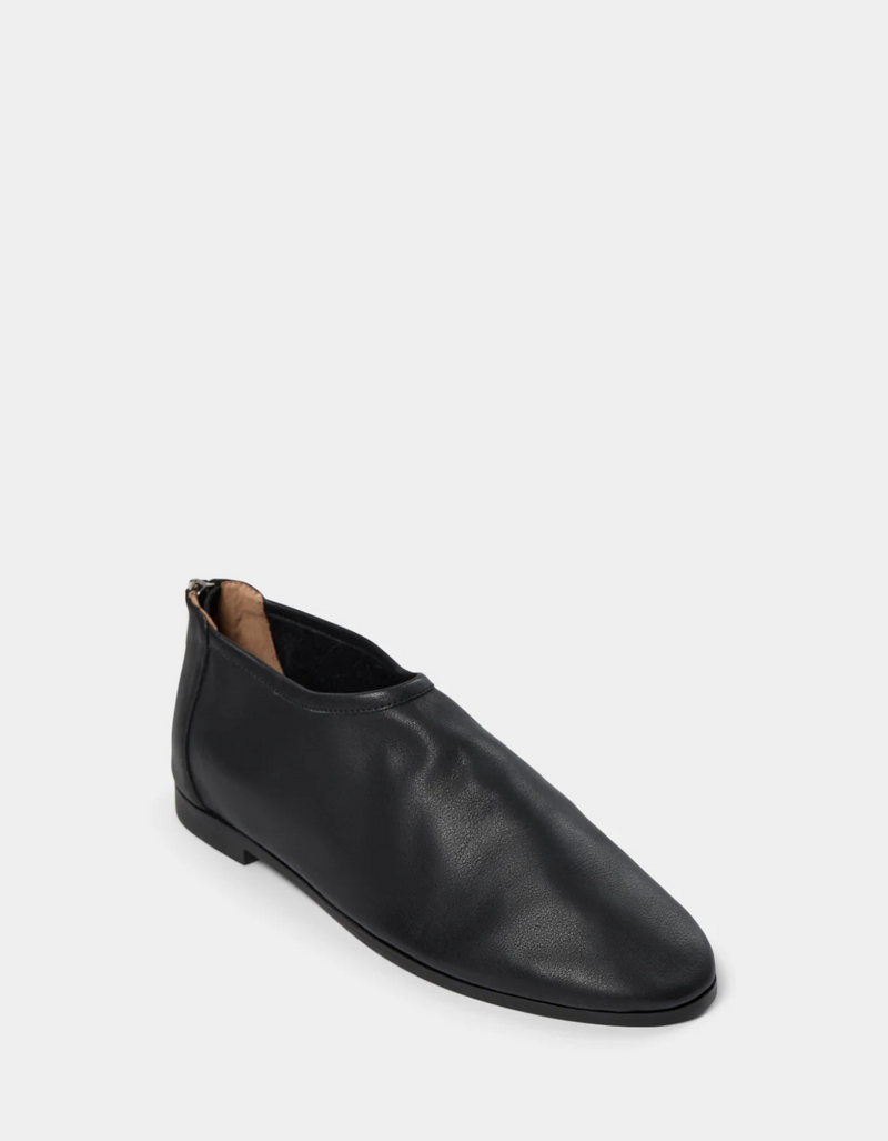 Tanya Ballerina Flat in Black