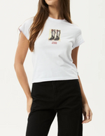 Walking Baby Tee in White
