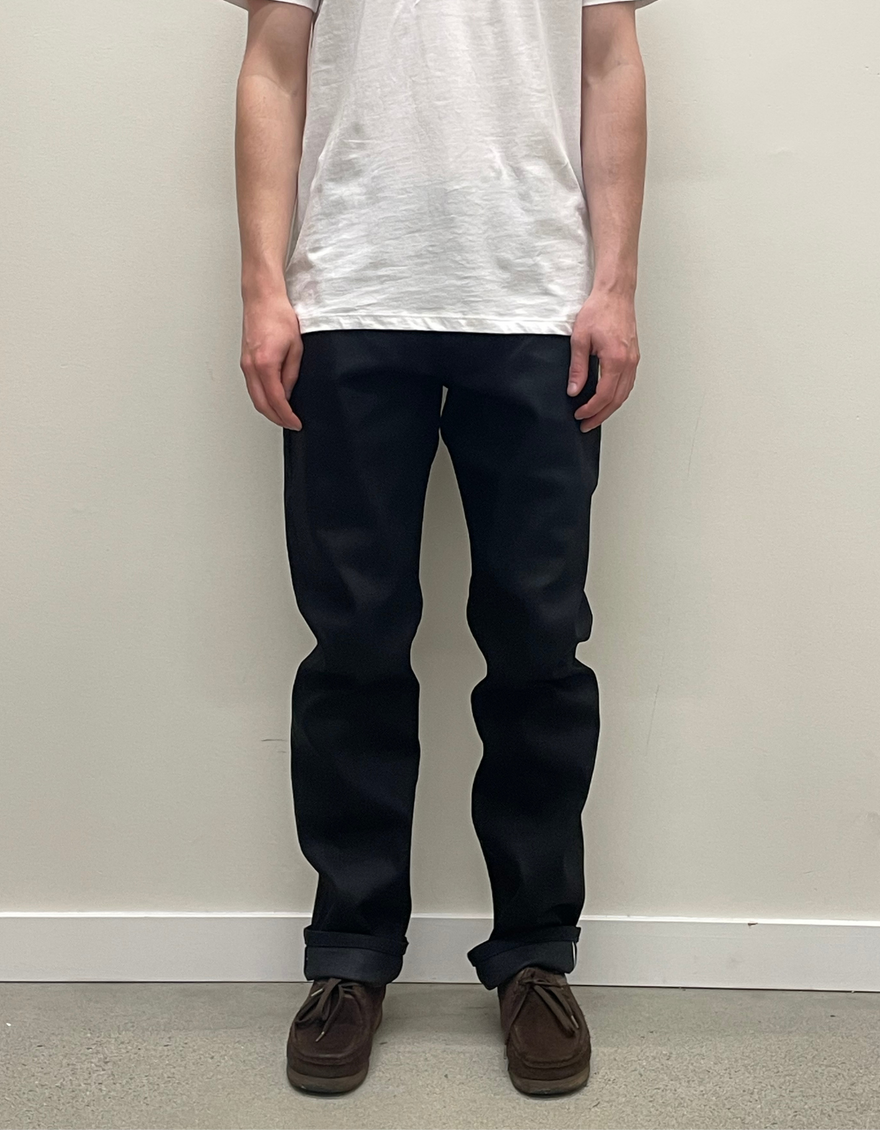 True Guy in Black Cobra Stretch Selvedge