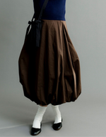 Hart Skirt in Umber Poplin