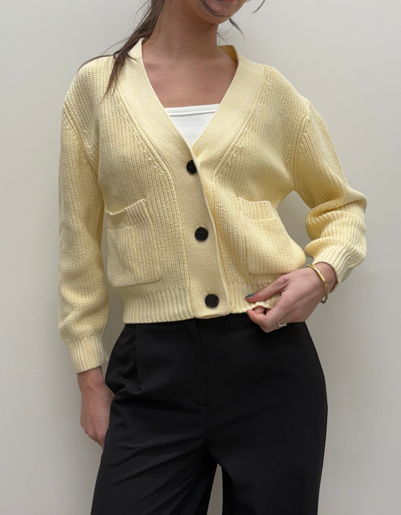 Gala Cardigan in Flan