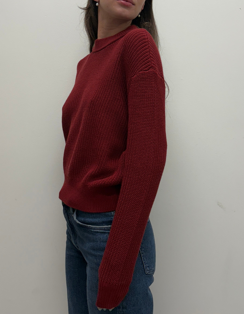 Mikala Jumper in Merlot