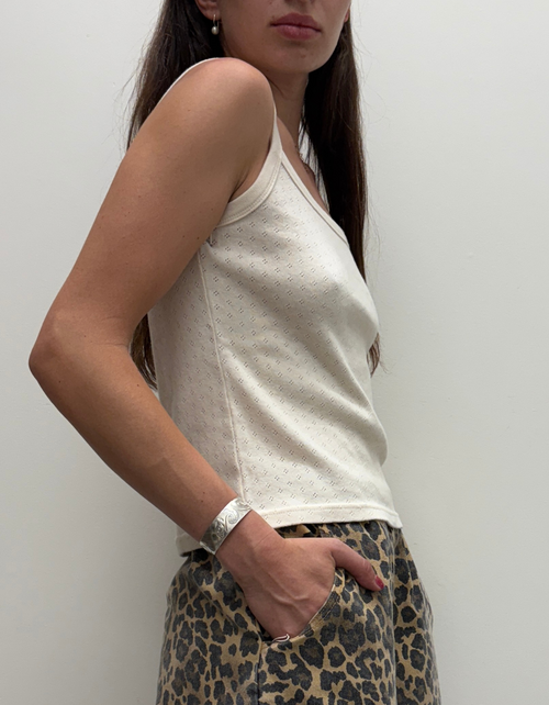 Pointelle Eve Cami in Naturel