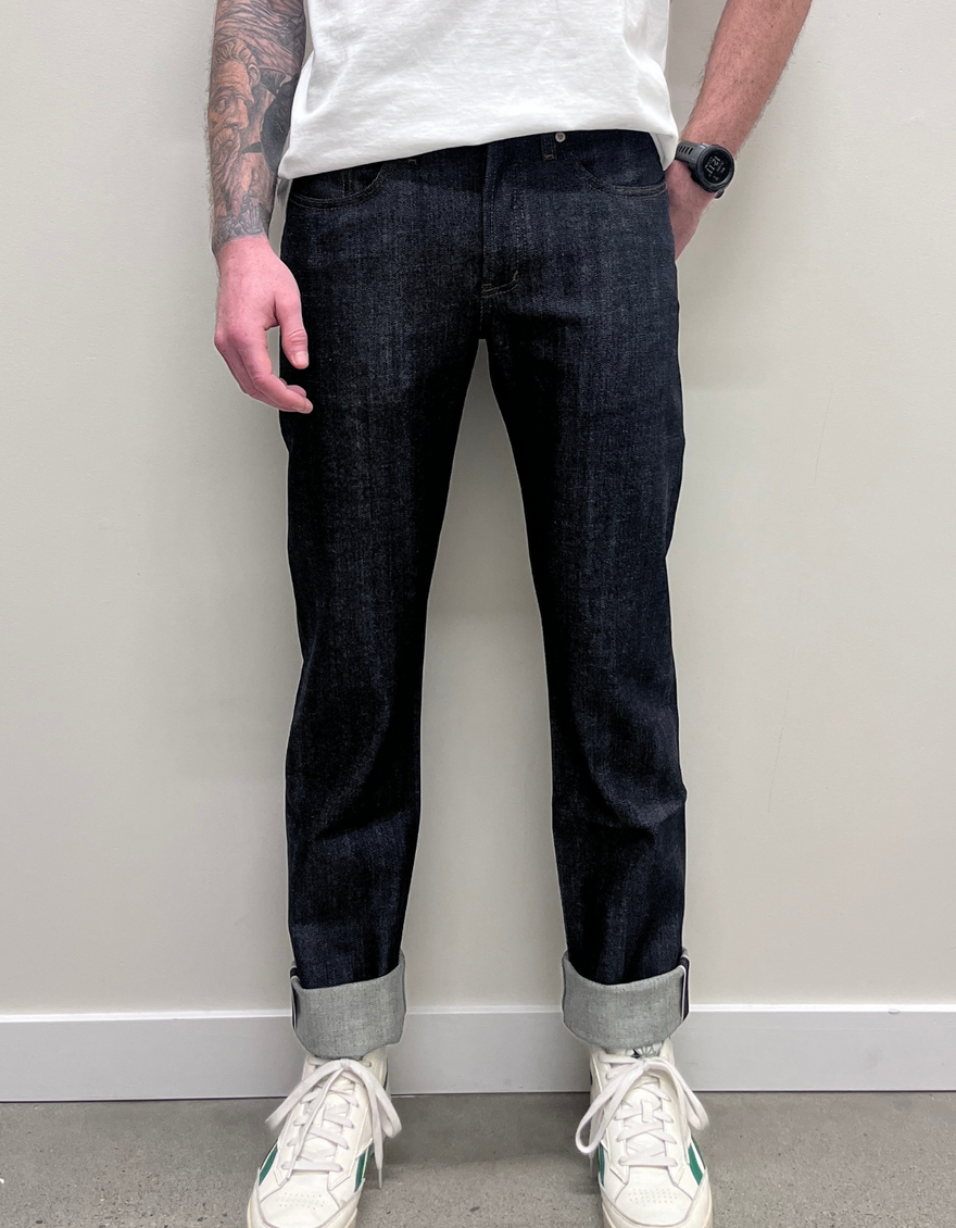 Weird Guy in Stretch Selvedge Indigo