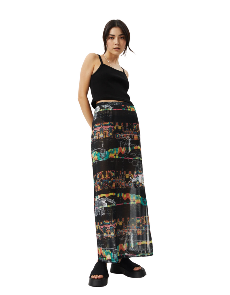 Astral Maxi Skirt in Black