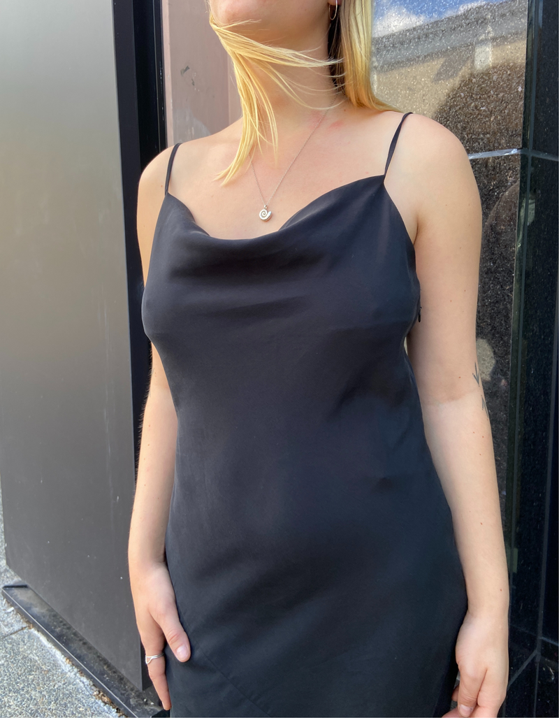 Allies Midi Dress in Black