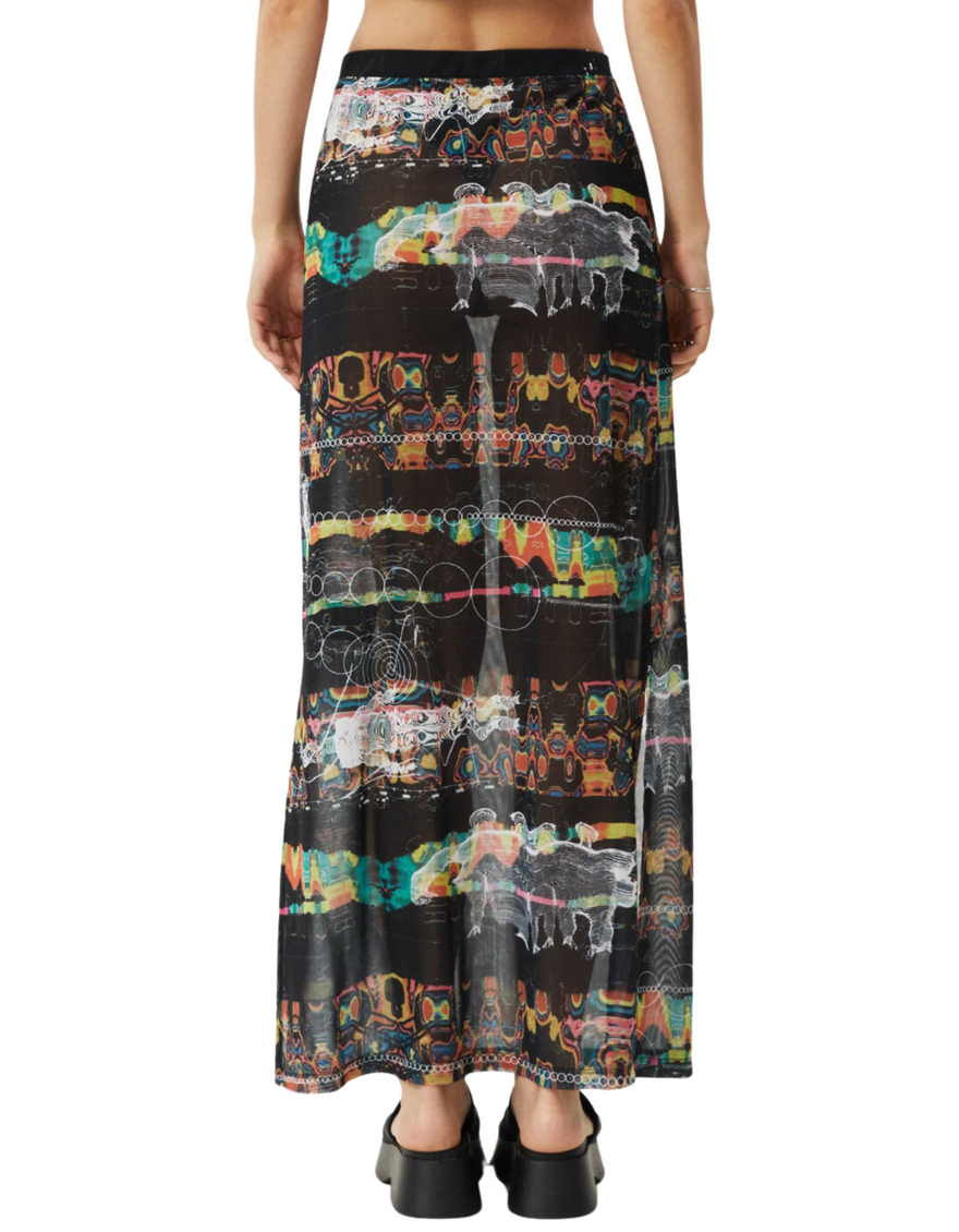 Astral Maxi Skirt in Black